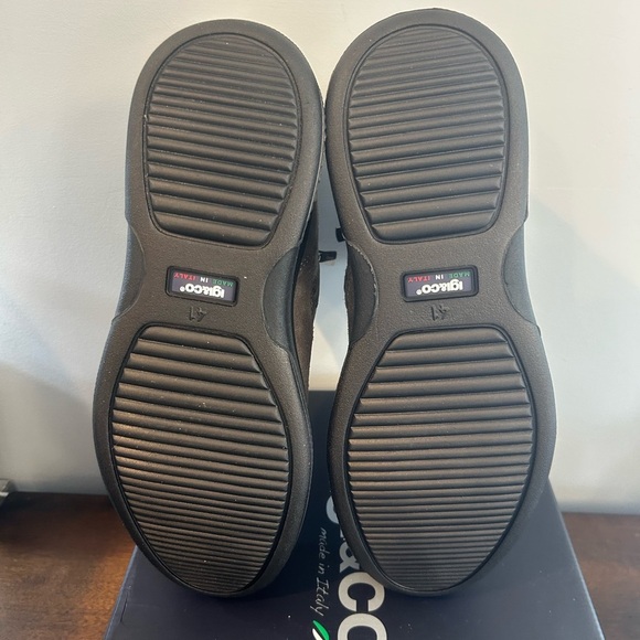 Igi & Co Women's Suede Ankle Boots In Beige With Wedge Booties Shoes Sz 41=10 US - Picture 9 of 12